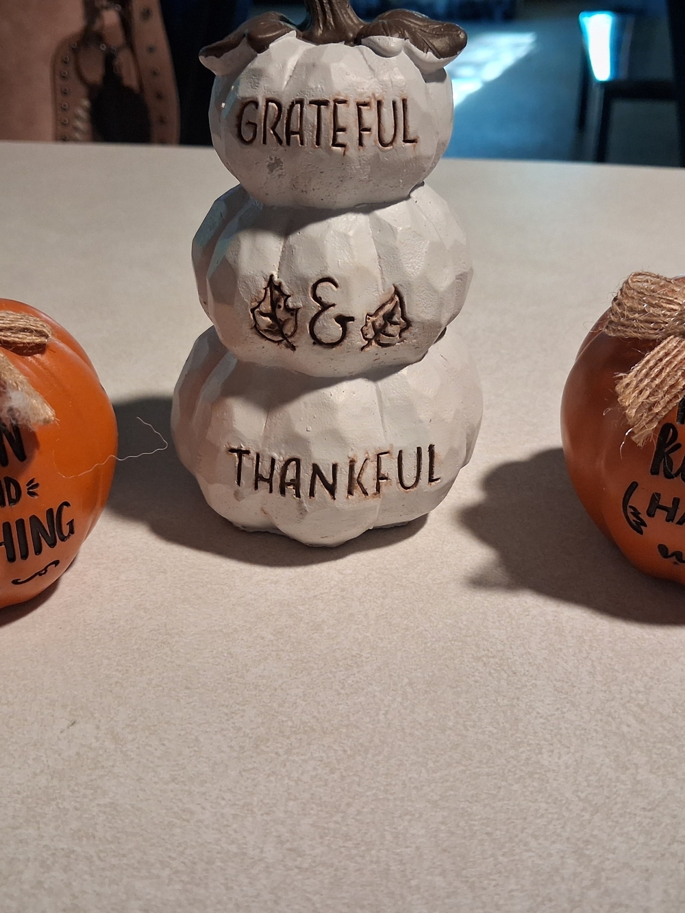 Pumpkin Table Decor